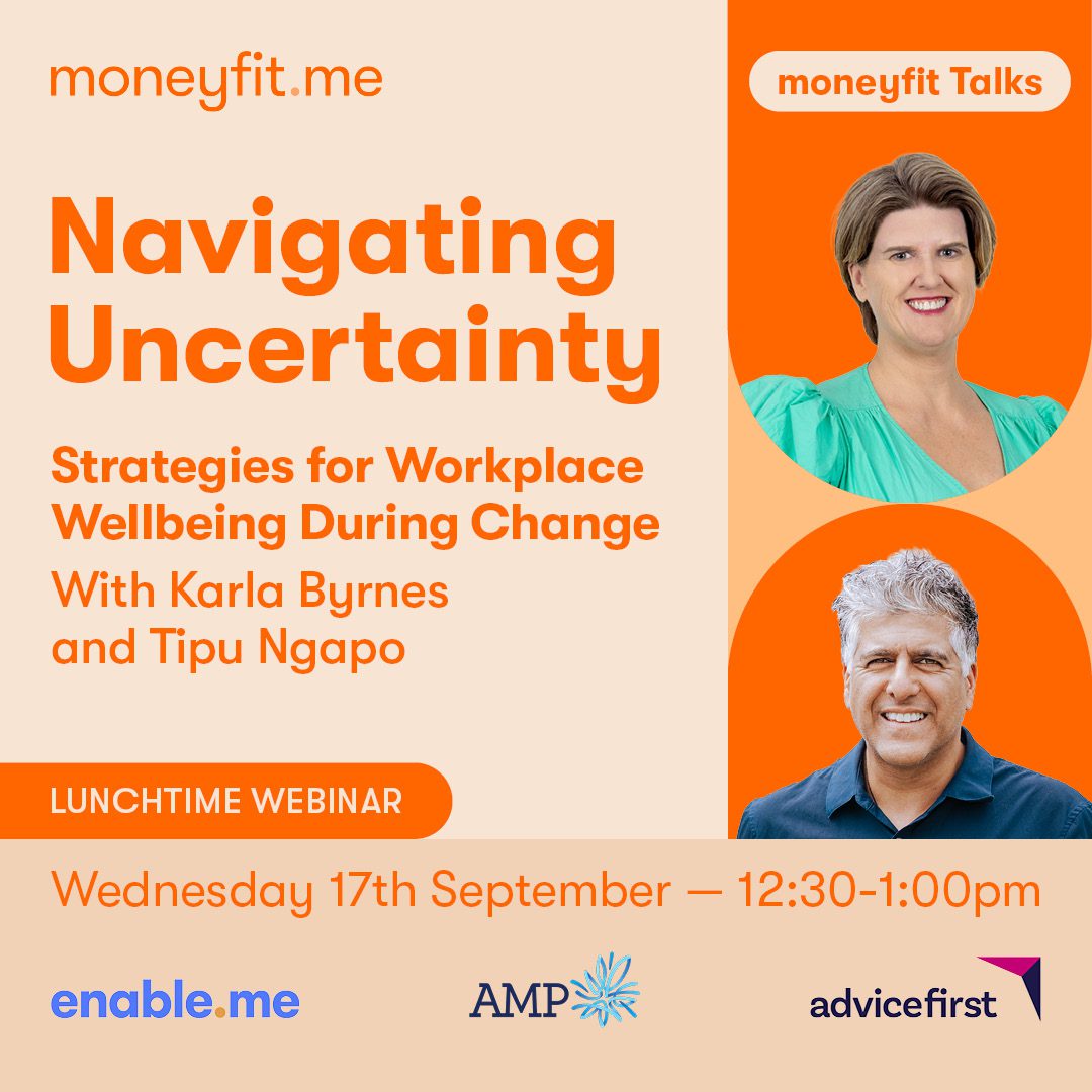 moneyfit talks - Navigating Uncertainty: Strategies for Workplace Wellbeing During Change